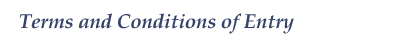 Terms and Conditions of Entry